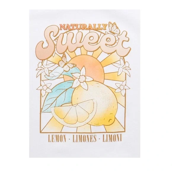 Wonder Nation Girls Naturally Sweet Tee Size XS (4 - 5) NWT - Picture 2 of 10